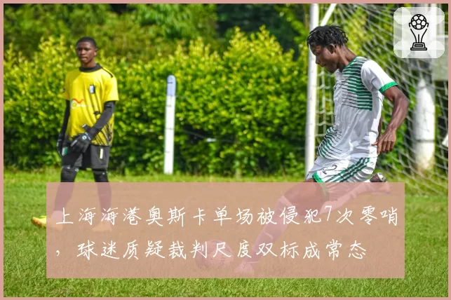 上海海港奥斯卡单场被侵犯7次零哨，球迷质疑裁判尺度双标成常态